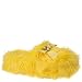 STEVE MADDEN Wuzzy Womens Slippers House Shoes Faux Fur Rhinestones Fuzzy Yellow