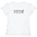 T-Shirt Woman White Elegant Flag 