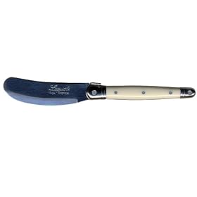 Laguiole Set of Two Canape Knives, Ivory by Sisson