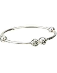 Chamilia Silver Solid Bangle 8.2 inches for Beads Charms