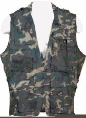 Humvee Safari Vest Camo XL Men Jackets-Coats