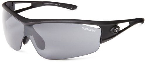 Tifosi Logic Sport Sunglasses,Matte Black Frame/Smoke, Ac Red, Clear Lens,one size On Sale