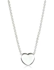 Zina Sterling Silver "Contemporary Collection" Small Heart Pendant Necklace