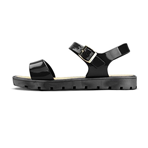 Chemistry Women's Roman Gladiator Thong Adjustable Ankle Strap Flip Flop Flat Sandals