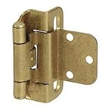 Buy 3 8 Inset Burn Brass Wrap Hinge by Amerock Corporation