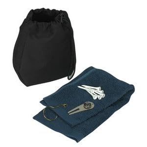 Weekender Large Golf Pouch (Black) by Soren