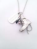Charmed by Stacy American Flag Ribbon My Hero Wears Combat Boots Dog Tags/Necklace