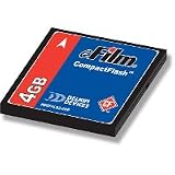 Delkin Devices High Speed 55X 4GB Compact Flash with lifetime Warr