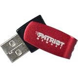 Patriot Memory Signature Xporter Axle 16 GB USB 2.0 Flash Drive - Red - 1 Pack