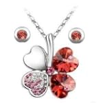 Parure Collier et Clous d'Oreille Tr�...