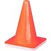 Lakeside 0650 Tri-Glo PVC Traffic Safety Cone, 6" Height, Orange