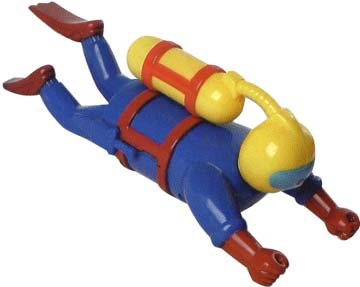 Childrens Toyshop  Toys : Windup Diver by Toysmith
