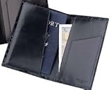 Budd Leather European Crocodile Bidente Passport Cover