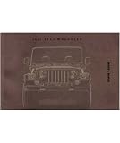 2002 JEEP WRANGLER Owners Manual User Guide