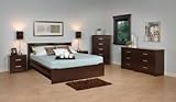 4 PC Coal Harbor Espresso Platform Bedroom Set