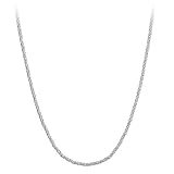 Sterling Silver Twisted Rope Chain Necklace, 24
