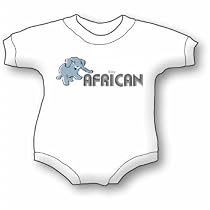 African Baby Bib and Onesie
