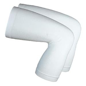 Buy DeFeet Kneekers White Coolmax Cycling Running Hiking Knee Warmers - KWT