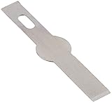 uxcell カービングブレードセット メタル　彫刻　ブレード　ビット　43mm x 6mm x 0.4mm　10個入り