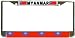 Myanmar Burmese Flag Chrome Metal License Plate Frame Holder