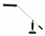 House Of Troy P10-192-617 Portable Piano/Desk Lamp, Polished Brass with Black
