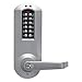 Electronic Lock Satin Chrome 12 Button