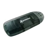 BlueProton USB 2.0 6-in-1 Single Slot Memory Card Reader Writer for SD SDHC MiniSD MMC rsMMC (BLACK)