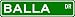 BALLA Street Sign ~ Personalized Family Lastname Sign ~ Gameroom, Basement, Garage Sign ** ALUMINUM Image