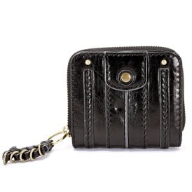 Buy Ladies Heloise Black Leather French Wallet: Black Wallet by Chloe