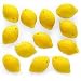 Mini Lemons Czech Glass Fruit Beads or Charms (12 Beads)
