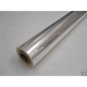 20m x 80cm Roll Clear Cellophane Wrap. Florist Quality Cello Bouquet / Gift / Hamper / Basket Wrapping