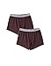 David Archy 2 Pack Men's Comfy Modal-Cotton Boxer Shorts