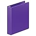 Wilson Jones Heavy Duty Round Ring Binder with Extra Durable Hinge, 1.5-Inch, Purple (W364-34-267)