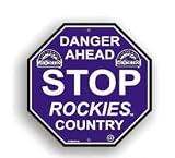COLORADO ROCKIES DANGER AHEAD STOP SIGN
