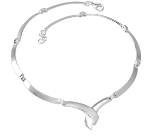 Vinani Halskette Collier Cross Fire Sterling Silber 925 Kette KCF
