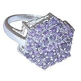 Sterling Silver Jewelry Ring with Gemstone Handmade India Style