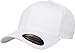 Flexfit/Yupoong 5001 V-Flexfit Cotton Twill Hat Cap (Small/Medium, White)