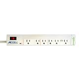 Buy Accell D080B-005K GreenGenius Energy Saving Power Center, 6 Outlets + Phoneline...
