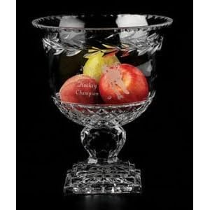 GARLAND FOOTED BOWL SMALL GARLAND CRYSTAL PEDESTAL BOWL by