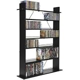 Atlantic 72535426 Paramount 576 CD/196 DVD/BluRay/Games 144 CD Media storage Unit (Black)