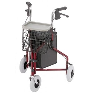 Walker 3 Wheel- Traveler Red - Nova 4900RD