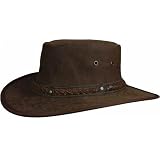 Barmah 1018 Squashy Roo Kangaroo Leather Hat - Brown, Limestone, or Hickorystone by Barmah