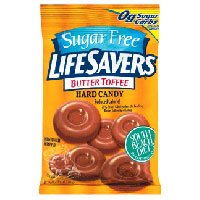 LifeSavers Sugar Free Hard Candy, Butter Toffee - 2.75 Oz, 12 Packs by Hard Candy