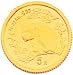 22K Yellow Gold 1/20oz Chinese Panda Coin Jewelry