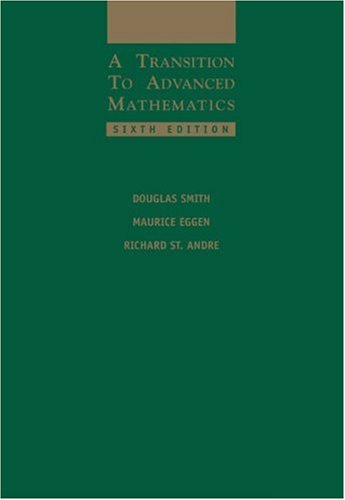 A Transition to Advanced Mathematics