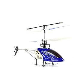 2.4 Ghz Helizone RC Thunderbird 4 CH Gyro Remote Control Helicopter - Blue from Helicopter Gyros