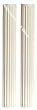 Dollhouse Miniature Set of 2 Fluted Resin Columns