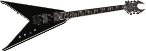 BC Rich DLXJRVO Deluxe Jr V Electric Guitar Onyx Black