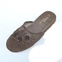 Mesh Slippers - Brown