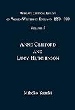 Anne Clifford and Lucy Hutchinson
